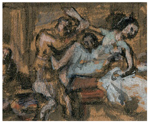 Выставка: Немецкая оккупация  в работах советского художника Меера Аксельрода»  из собрания Фонда памяти Александра Печерского